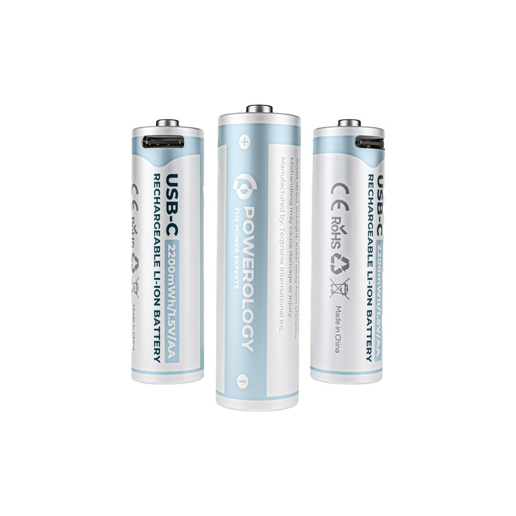 Powerology 1.5V Type-C Rechargeable Lithium Powerology 1.5V Type-C Rechargeable Lithium